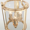 Retro LAMPA wisząca NEW YORK P03875AU Cosmolight industrialny ZWIS latarenka na łańcuchu złoty