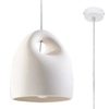 Wisząca lampa kuchenna SL.0842 ceramiczna nad stół biała