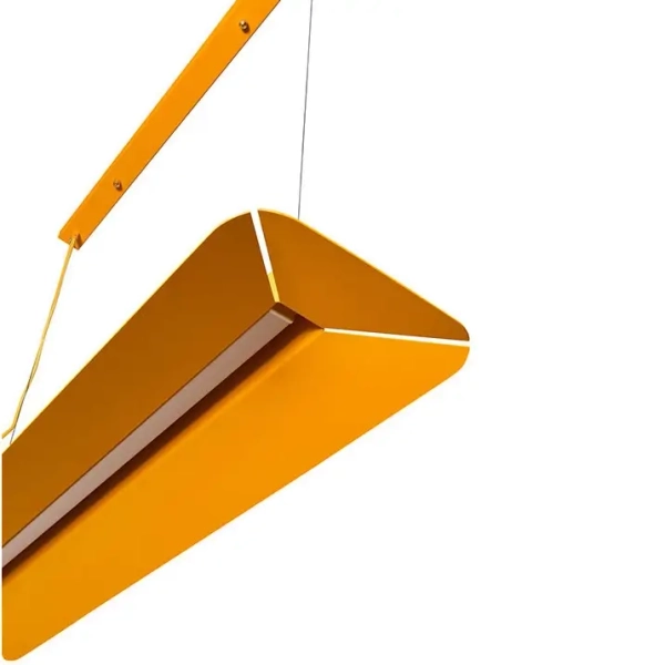 Dekoracyjna lampa wisząca Yottsu YOC653P02 LED 24W 3000K liniowa żółta