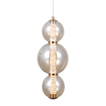 Lampa zawis Butero PND-34359-3V-HBR-AMB LED 12W 3000K złoty bursztynowy