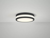 Czarna lampa przysufitowa Kari LED 18W 3000k do przedpokoju