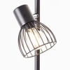 Stojąca lampa Blacky 93085/06 regulowana do czytania czarna