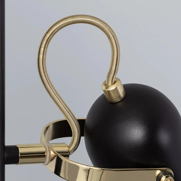 Potrójna lampa podłogowa Retro ABR-RRC-C-3XE14 Abruzzo metal czarny