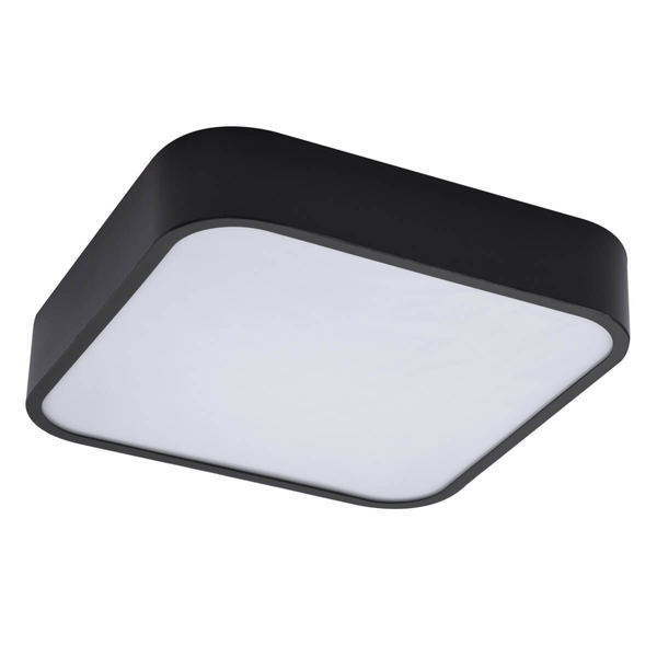 Minimalistyczna lampa przysufitowa Lucie do kuchni czarna
