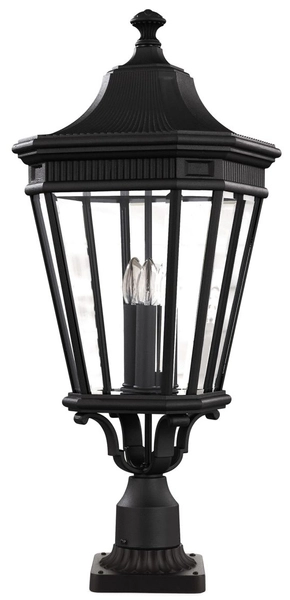 Latarenka ogrodowa FE-COTSLN3-L-BK Feiss industrialna czarna