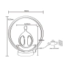 Dekoracyjna stołowa lampa YOGA ED81F134U LED 4W 3000K czarna