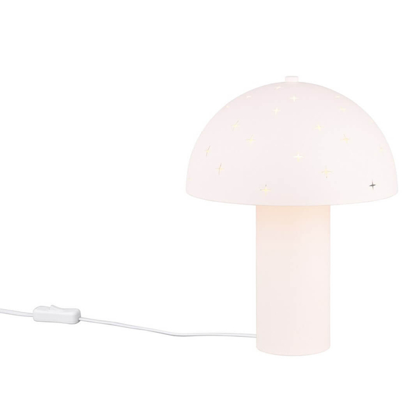 Lampka nocna grzybek Seta R51361031 efekt gwiazd biała