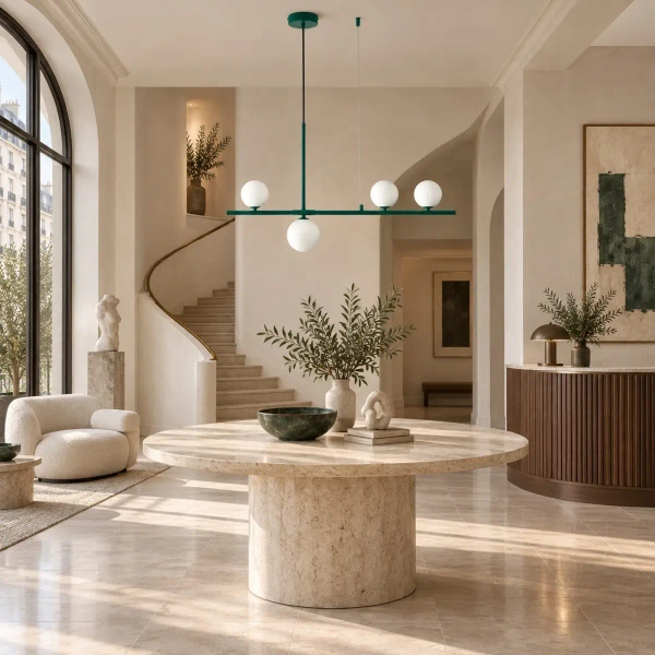 Kulista lampa wisząca MODERNO DN1506 green szmaragdowa 4xG9 kule