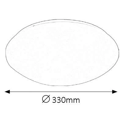 Plafon LAMPA sufitowa LUCAS 3438 Rabalux okrągła OPRAWA metalowa LED 18W 4000K do łazienki IP44 biały