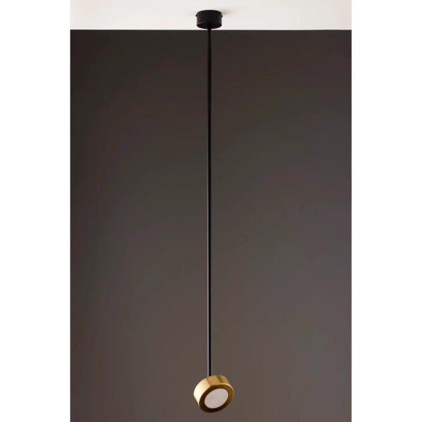 Lampa wisząca złota czarna BAR regulowana 1xGx53 reflektorek 41645