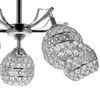 Sufitowa lampa VEN W-N 2891/5 glamour kule crystal chrom przezroczyste