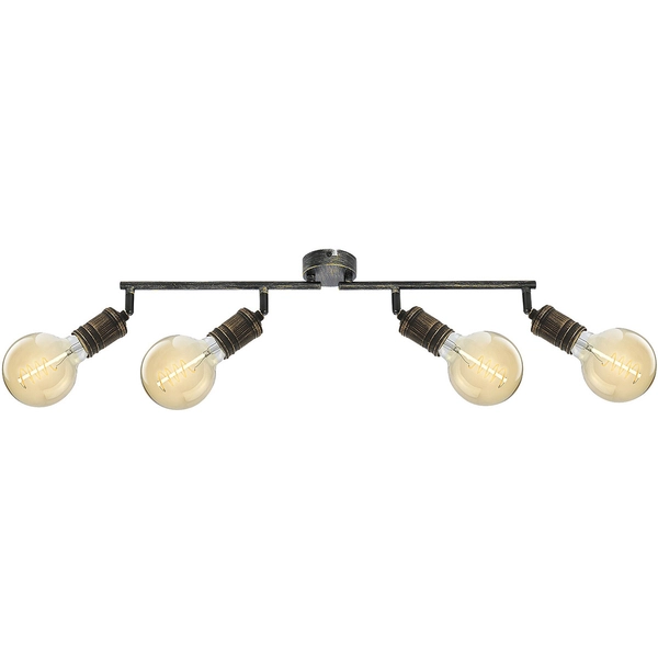 Punktowa lampa natynkowa Fidel 3217 ruchome reflektorki złoto antyczne