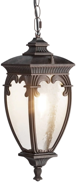 Lampa wisząca ogrodowa Fleur O414PL-01BZ IP44 brązowa