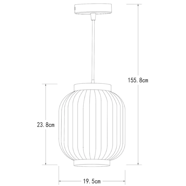 Plisowana LAMPA wisząca GOSSE 13435/01/31 Lucide porcelanowa OPRAWA retro ZWIS angielski biały