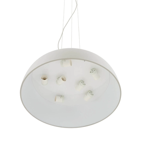 Lampa wisząca nad stół Satellite 11231 Nowodvorski okrąg jedwabisty szary