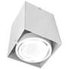 Spot LAMPA sufitowa BLOCCO ML476 Milagro natynkowa OPRAWA metalowa LED 7W 3000K oczko regulowane kostka cube biała