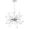 Glamour LAMPA wisząca Lila 6757/3 8C Elem metalowa OPRAWA zwis dekoracyjny pałacowe kryształki chrom