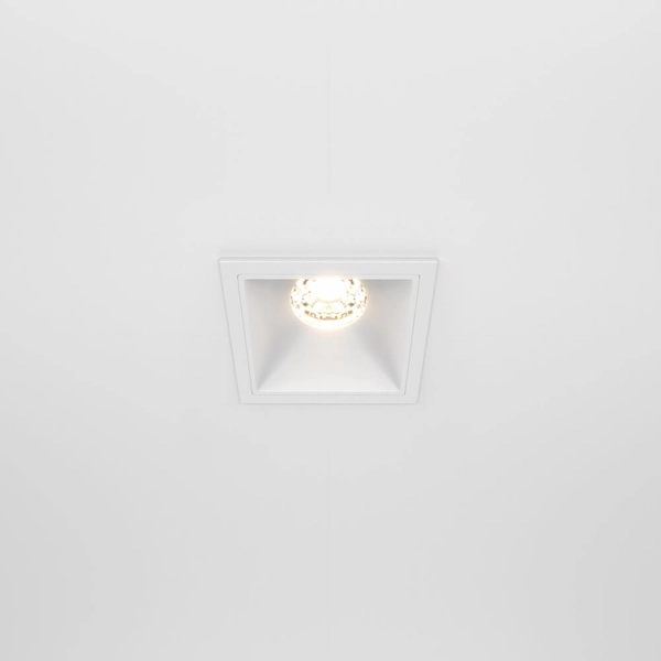 Sufitowa lampa Alfa DL043-01-10W3K-D-SQ-W LED 10W 3000K podtynkowa biały