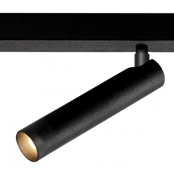 Ścienno-sufitowa lampa ledowa Roll 50920202 Kaspa 8,4W 3000K regulowana czarna