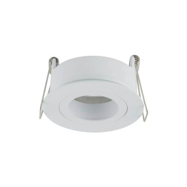 Lampa sufitowa AURA białe oczko regulowany kąt podtynkowe 1xGU10 IP65 10572