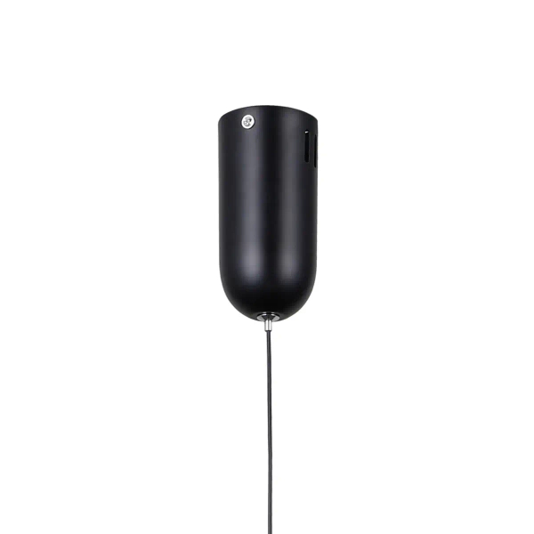 Kulista lampa wisząca Velada PND-34381-1-BK LED 5W 3000K czarny przydymiony
