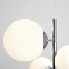 Modernistyczny zwis BLOOM 1091L4 Aldex szklane kule balls chrom