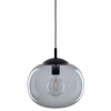 Wisząca lampa szklana kula VIBE 4837 do sypialni czarny grafit