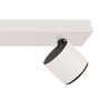 Sufitowa LAMPA plafon BONIVA SPL-2854-3B-WH Italux regulowana OPRAWA metalowe LED 15W 3000K reflektorki na listwie białe czarne