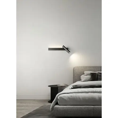 Podłużna lampa naścienna Barra CGBARRA30P LED 6W 3000K tuba czarna