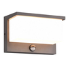 Elewacyjna lampa z czujnikiem ruchu JEVELLO DL142240969 LED 13W 3000K antracyt