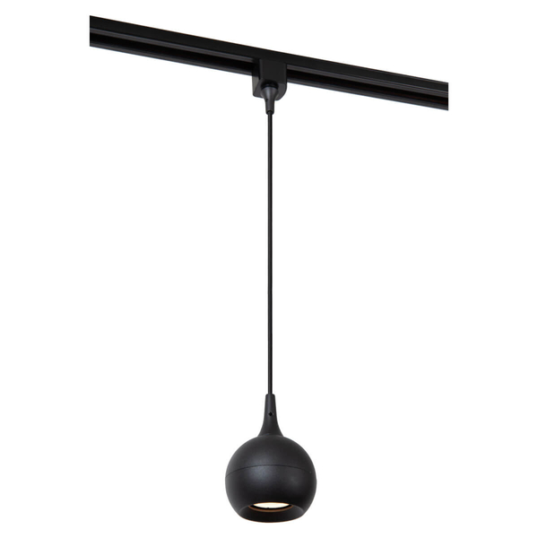 Lampa wisząca Track 09956/01/30 Lucide do szyn ze ściemniaczem czarna