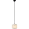 Wisząca lampa papierowa Odar 99481/09 nad stół czarna beżowa