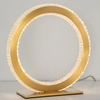 Stołowa lampa glamour Monte ring crystal LED 20W 3000K złoty