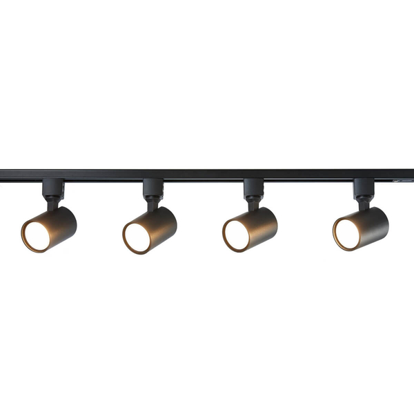 System szynowy SNOW LP-737 BK SET Light Prestige metalowa OPRAWA zestaw listwa z reflektorkami czarne