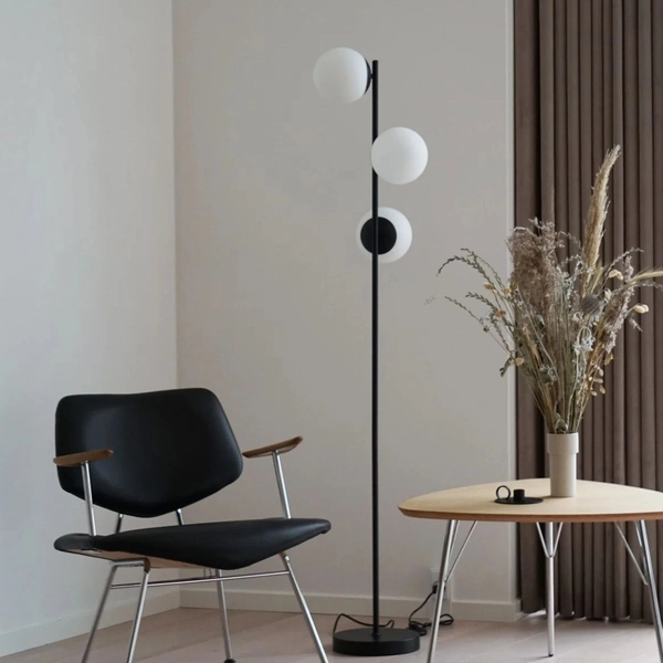 Lampa podłogowa Lilly 48613003 Nordlux kule balls białe czarne