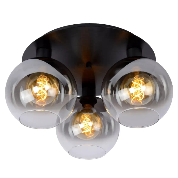 Sufitowa lampa do salonu MARIUS 74114/03/30 Lucide szklana kula złoty