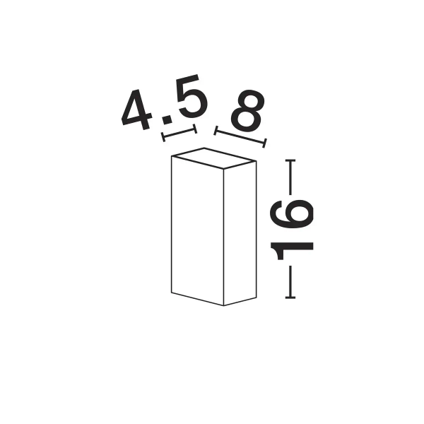 Ogrodowa lampa ścienna góra-dół ISOVIRA LE75226 LED 4W 3000K IP54 biała