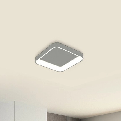 Sufitowa LAMPA plafoniera ADELINE 3926 Rabalux kwadratowa OPRAWA plafon LED 28W 3000K - 6000K z pilotem szary