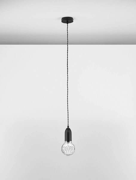 Wisząca lampa loftowa BANI LE42714 do przedpokoju czarna