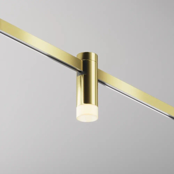 Magnetyczna lampa modułowa Skim TR145-1-3W2.7K-W-BS-DE LED 3W 2700K mosiądz