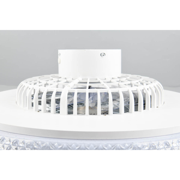 Sufitowy lampowentylator HARSTAD R62412106 RL Light LED 40W 3000-6500K na pilot srebrny