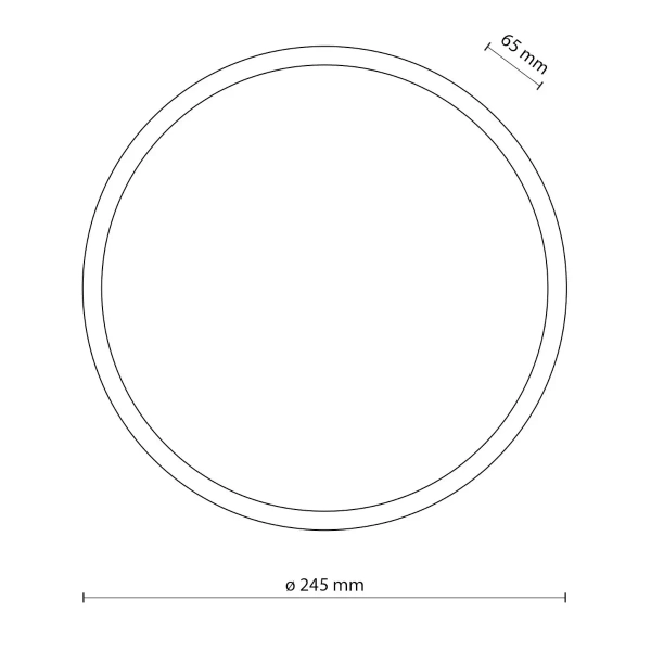 Okrągła lampa zewnętrzna Sferis 18187 LED 3000K IP54 czarna