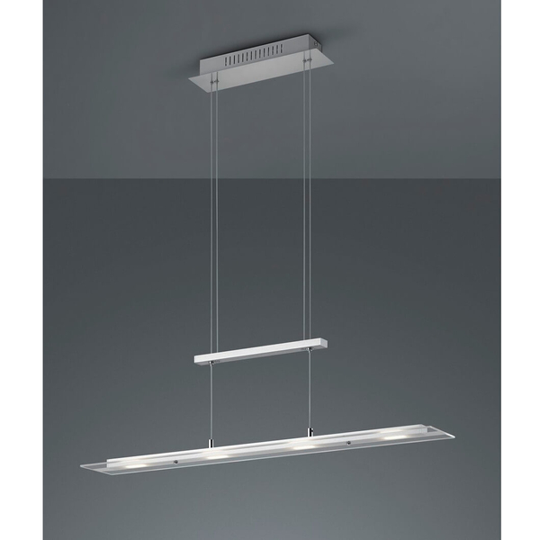 Wisząca lampa Milos R32004107 LED 20W 3000K metalowa srebrna