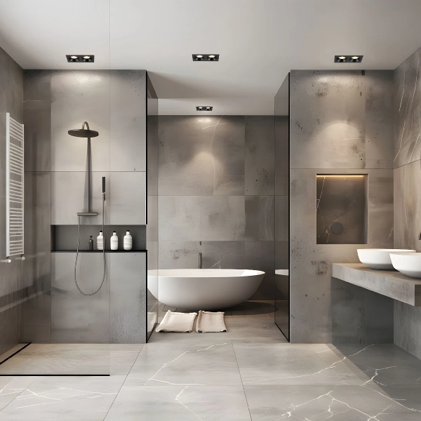 Podwójny downlight sufitowy Prisma 10579 prostokąt czarny