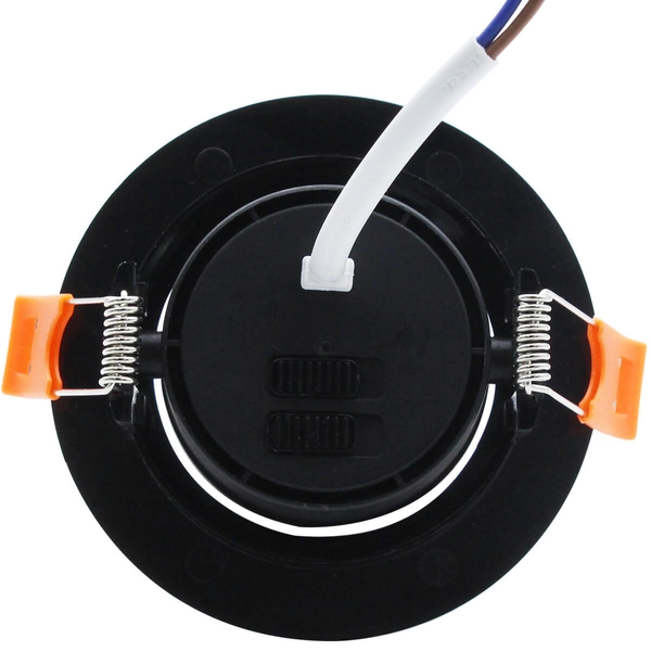 Ruchome oczko podtynkowe Plus LP-1506/1RS BK LED 3-7W zmienna barwa czarna