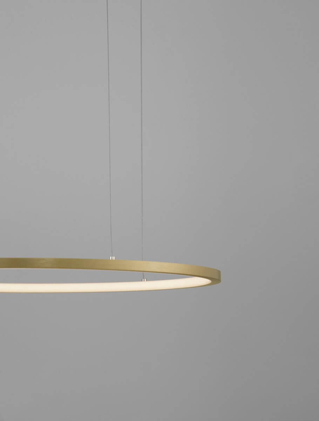 Lampa wisząca TOLUCA LE42777 LED 36W 3000k okrągła nad łóżko złota