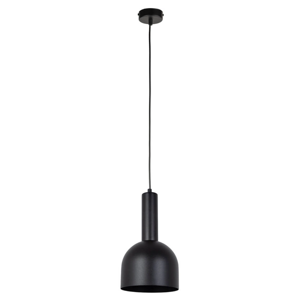 Wisząca lampa nad wyspę Vitrum 41107 kopuła do kuchni czarna