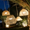 Ekologiczna lampa wisząca Bossa LUMBOHXNW King Home ogrodowa IP54 beżowa