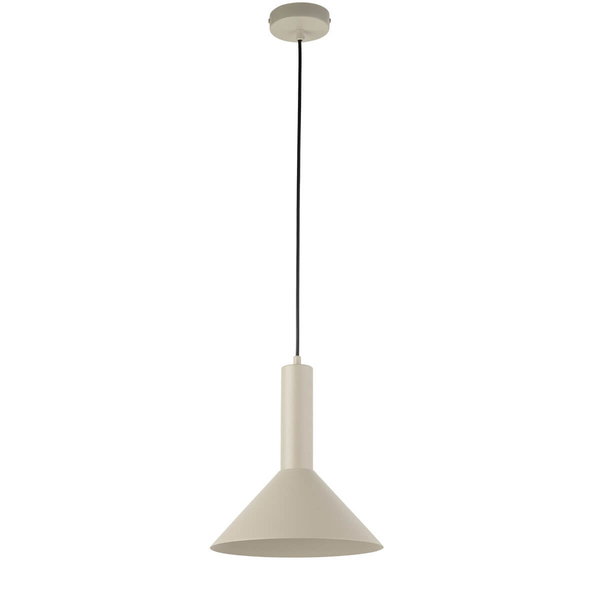 Stożkowa lampa zwisająca Vitrum 40806 Sigma salonowa beżowa