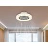 Wentylator lampa sufitowa CORUSSO 3654 Globo LED 45W 3000-6500K koło biały